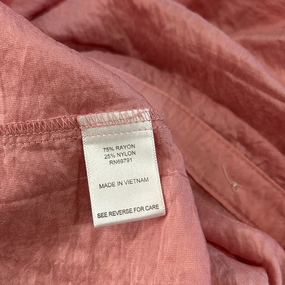 Roz & Ali blouse with 3/4 roll sleeves size XL - Picture 6 of 7